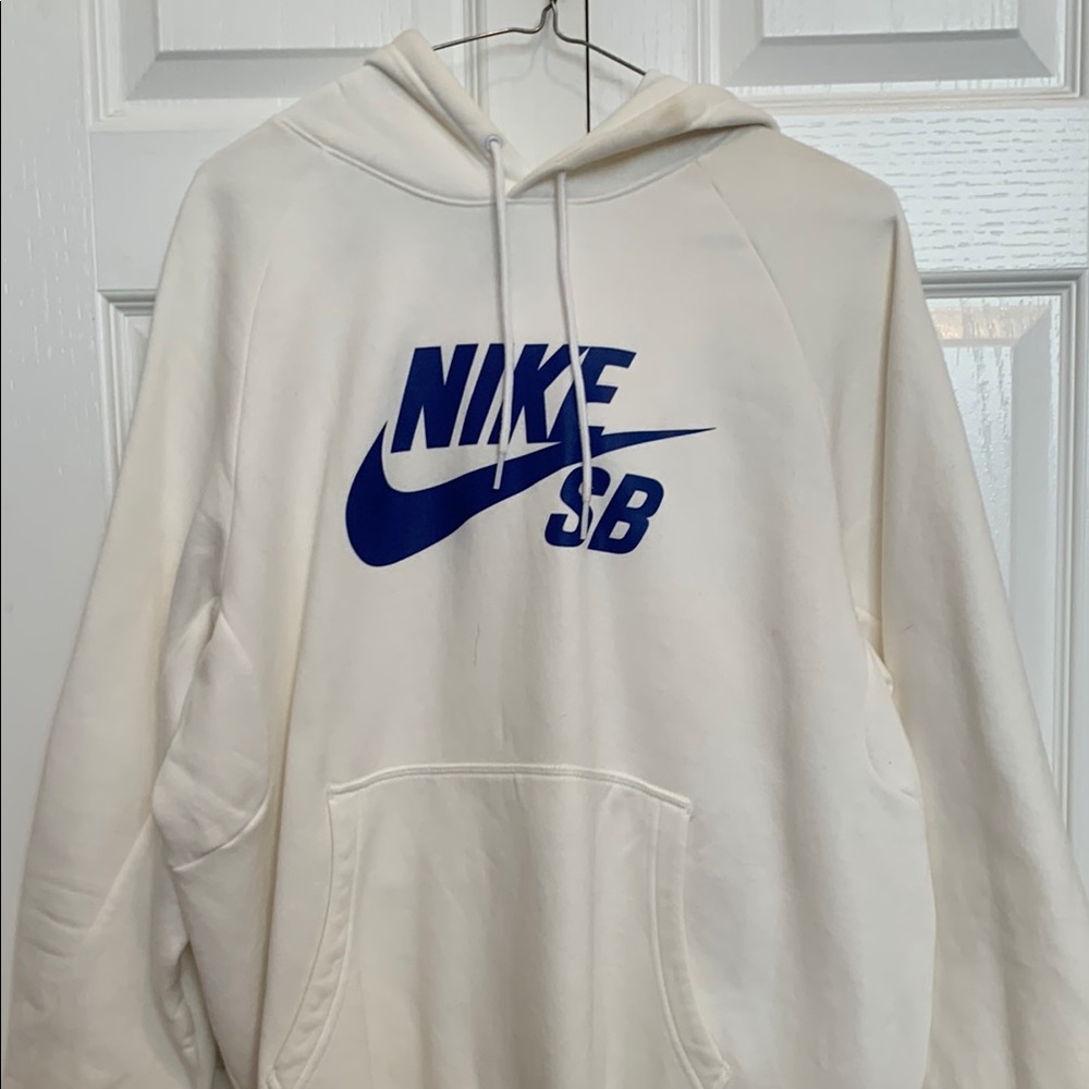 Nike SB Men's White Hoodie